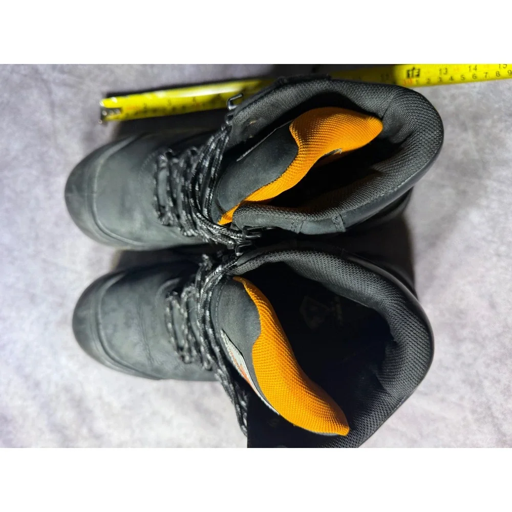 Herman Survivors Mens Size 9 Black Waterproof Steel Toe Work Boots ASTM F2413-18
